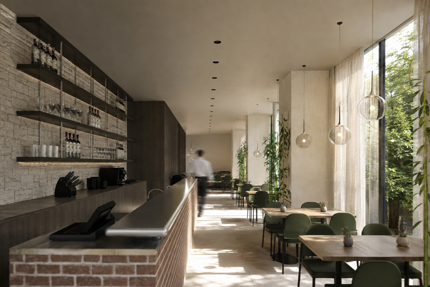 Restaurant Levallois, Levallois-Perret – rénovation