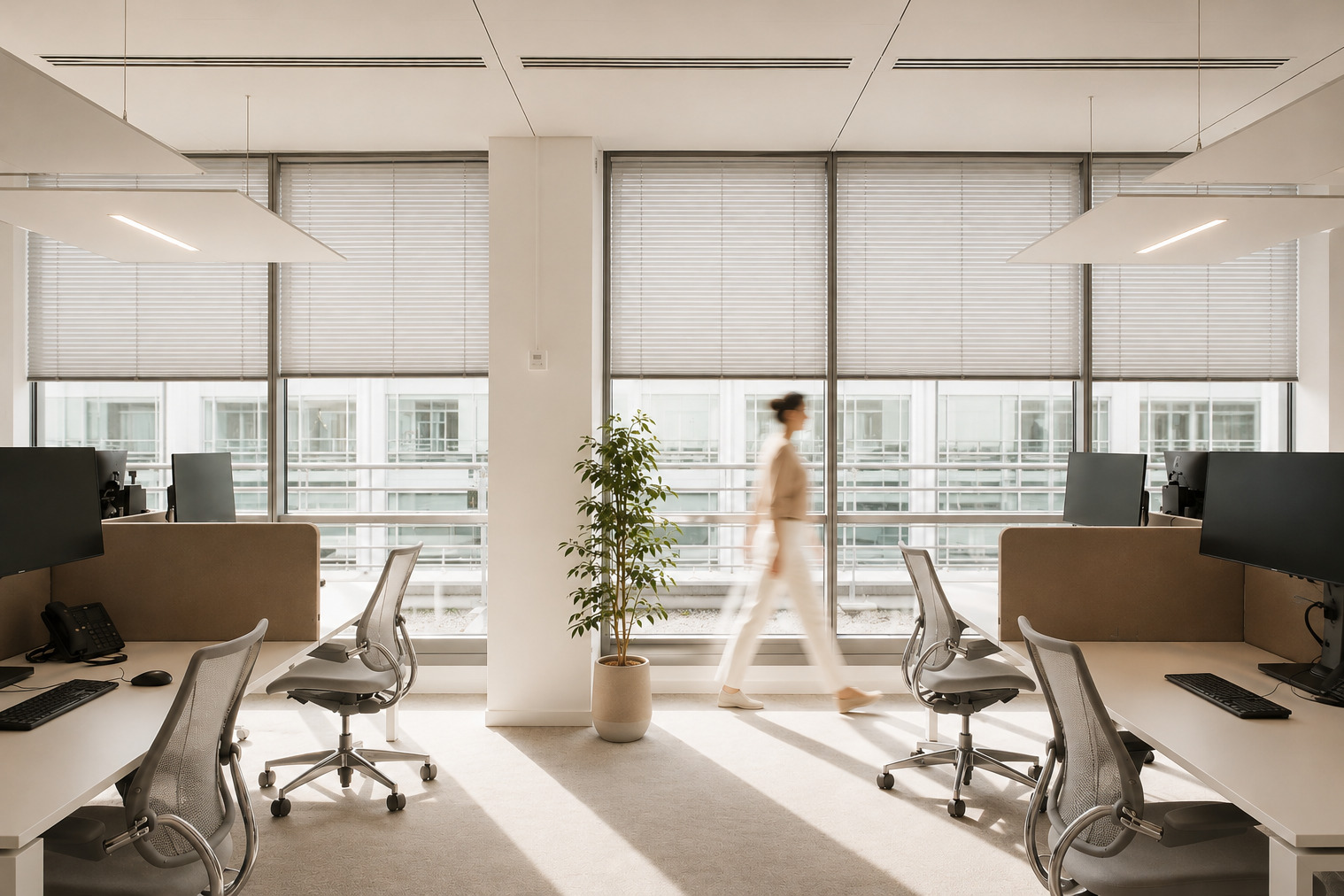 Bureaux le Valmy, Paris 20e – aménagement de bureaux